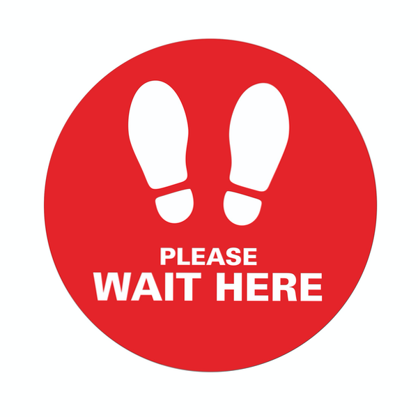 Social Distancing Floor Tags