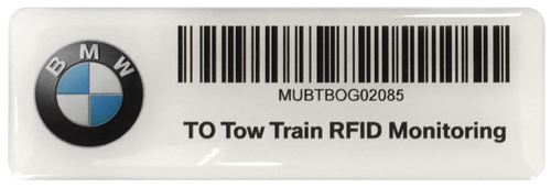 Resin Domed Polyester Tag Example 2